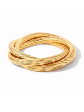 New! Classic Gold Coil Bracelet NWOT (4018)